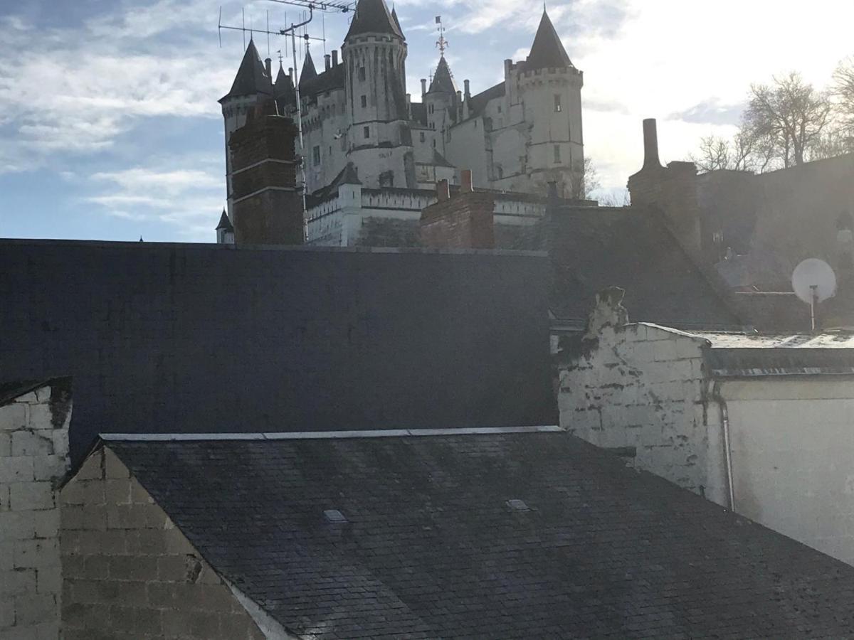 Jolie Maison Tuffeau Centre De Saumur Avec Local Velos Bagian luar foto